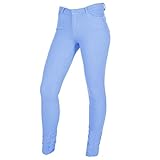 Women's Jeggings Skinny FIT Coloured Stretchy Girls Fashion Jeans Trousers (Teal, XL)