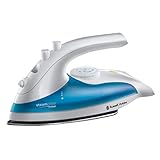 Russell Hobbs Dual Voltage Steam Glide Travel Iron, 80ml Water Tank, Stainless Steel Soleplate, Water Spray, Variable Temp & Steam, 1.5m cord, 830W, 22470
