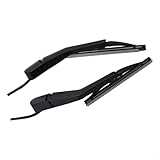Headlight Wipers For Mercedes W126, Black Plastic Replacement Set A1268204544 A1268204644 For 260 SE 300 SE 420 SE 500 SE 560 SE Models