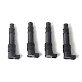 Ignition Coils Pack of 4 for Suzuki GSXR 600 750 2001-2005, GSXR 1000 2001-2008, 33410-35F10 129700-4400 129700-4100 Motorcycle Replacement Accessories Parts
