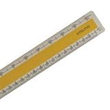Blundell and Harling Metric Scale Rule 3V 300mm