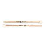 ProMark MT3 Drum Soft Felt Mallet For Use with Timpani, Concert Toms and Cymbals - Shira Kashi Oak Handle for Weight - Gradual Taper for Quick Motion - 1 Pair, 10.0 in*18.0 in*0.25 in