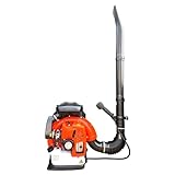 Petrol Leaf Blower 2 Stroke - Powerful 63cc Back Pack Garden Blowers with Turbo Nozzle and Easy Start | Portable Backpack Leaf Blower Petrol with 1.8L Fuel Tank and Cruise Control | eSkde