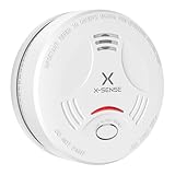 X-Sense Smoke Alarm for Home, 10-Year Battery Fire Alarm, LED Indicator & Silence Button, Smoke Detector Battery Operated, Conforms to EN 14604 Standard, SD11