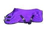 Cwell Equine New Mini Shetland Horse Fleece rugs Surcingles PURPLE (3'9")