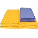 Shammy German Towels, Super Absorbent Cloths, Chamois Cleaning Cloth, Microfibre Cleaning Rags, Pack of 8 Super Absorbent and Quick Drying for House, Kitchen, Car Care