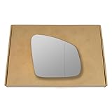 Less4spares Side View Replacement Wing Mirror Glass Compatible with Smart Fortwo Forfour 2014-2023 Blind Spot Right Driver off side RHS O/S