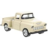 Alipis Vintage Truck Toy, Little Model Car Realistic Metal Pickup Truck Tabletop Decoration, Small Vehicle Model Farmhouse Christmas Collectible Decor Party Favors for Kids Adults (Beige)