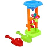 Gadpiparty Play Sand Wheel Toy – Interactive Beach Wheel Tower for Kids, Outdoor Sand & Water Activity Toy (Summer Beach Essential, Assorted Colors)
