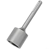 CYRENT T Post Driver For Ground Rods And Fence Posts Compatible With Most Rotary And Demolition Hammers 18mm Shank Hardened Steel Construction