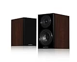 Wharfedale Diamond 12.1 Bookshelf or Standmount Speakers (Walnut Pearl)