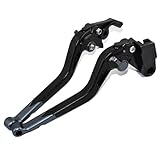 ESPEEDMTC For Triumph Tiger 1050/ Sport 2007-2016 Tiger 800/ XC 2011-2014 Modified CNC aluminum Alloy Long Size Brake Clutch Lever Accessories (Gray)