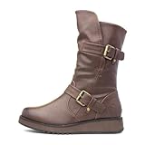 Heavenly Feet Hannah Womens Chocolate Calf Boot - Size 7 UK - Brown