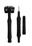 Sizzix Black Mini Tool Set by Tim Holtz 664236 Die Brush & Die Pick for Intricate Dies Scrapbooking Cardmaking Papercraft & Home Décor One Size