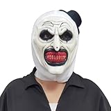 ACBAGI Clown Masks Costume Scary Halloween Masks Terrifier Mask Halloween Joker Mask Party Cosplay mask for adults (scary style 2)