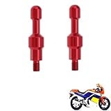 2PCS motorcycle mirror plugs Compatible with Honda NS400R,accessories tuning, can be used as mobile phone holder or balance bar base(Red)