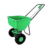 Oypla Heavy Duty Rock Salt Grit Grass Seed Spreader 35KG Capacity