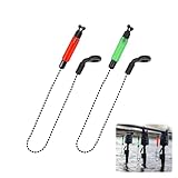 Grosion 2 Pcs Bobbins Carp Fishing,Fishing Bobbins,Carp Bobbins,Bite Indicators for Carp Fishing,Bite Alarm Bobbins for Night Fishing Carp Accessories,Essential Accessories to Maximize Success Rate