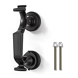 Bwintech 1 Pcs Black Doctors Design Heavy Duty Door Knocker for Front Door