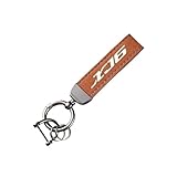 JUANNING Leather Suede Keychain Motorcycle Keyring For YAM&AHA XJ6 Xj6 DIVERSION 2009-2025 Accessories(C)