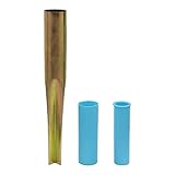 JVL Heavy Duty Multi Fit Ground Soil Spear Spike with Adaptor to fit 32, 38, 50 MM Diameter Poles, Silver, One Size, 19-185