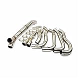 Motorcycle Exhaust Pipe For BMW S1000RR S1000r S 1000 R RR S1000R 2010-2018 Motorcycle Exhaust Header Front Link Pipe Connect 60mm Muffler Full System Slip On