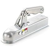 Towing Ball Coupling Tow Jaw Trailer Clutch Claw 50 mm Towing Ball Couplings Round Tensile Load 800 kg Car Universal Pull Pipe Coupling Tow Trailer