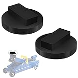 2 PCS BMW Series Jack Pad and Rubber Support Block - Car Lift Frame Rail Protector, Heavy Duty Jacking Pad (Black)