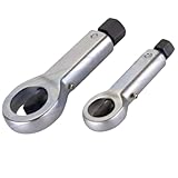 Dunnet Tools Nut Splitter Tool Set | Heavy Duty for Removing Stuck, Broken, Damaged, Rusted, or Corroded Nuts and Bolts | 2Pcs Splitting & Extraction Kit (12-16mm and 16-22mm)