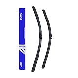 Vipa Car Parts Premium Wiper Blade Kit | Fits: PEUGEOT 207 CC Convertible (Feb 2007 to May 2015) | All-Weather Performance | Durable, Streak-Free Windshield Wipers | Easy Installation