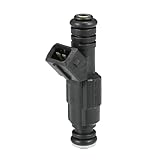 A ABSOPRO Fuel Injector No.5277739/FJ213 for Jeep Wrangler 1991-1995 2.5L for Jeep Comanche 1991-1992 2.5L Black