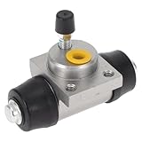 TUCKBOLD Rear Brake Wheel Cylinder No.90498300 Drum Brake Cylinder for Vauxhall for Astra 1998-2005 Aluminum Alloy Silver Tone 1 Pcs
