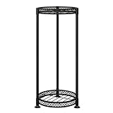Bamworld 2 Tier Plant Stand Indoor Outdoor Metal Plant Stand for Multiple Plants Iron Plant Round Supports Rack for Garden Patio Living Room Corner Balcony