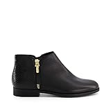 Dune London Ladies PANDIE Zip Detail Ankle Boots Size UK 5 Flat Heel