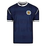 Scotland 1986 Retro Football Shirt Navy Large Polyester