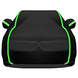 Car Cover Waterproof for ?riumph TR3A 1961-1976 Accessories Oxford Cloth Outdoor Covers for All Weather Dustproof UV Scratch-proof Snow-proof Frost-proof,with Side Door Zipper,Black