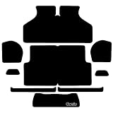 Carsio Carpet Car Mats For British Leyland Classic Mini 1973-2000 Tailored Fit Floor Mat Set Complete Accessory Black Custom Fitted - All Weather, Anti-Slip Backing & Black Trim