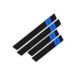 WENINETIES 4 Pieces Car Door Sill Protector Stickers for MINI John Cooper Works GP 2021, Carbon Fiber Car Kick Plates Sill Guard Auto Threshold Decoration,Blue