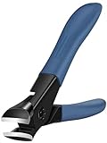 Nail Clippers for Thick Nails Start Makers Toenail Clippers Wide Jaw Nail Cutter Heavy Duty Nail Clipper Sharp Curved Toe Nail Clippers for Men and Women, Blue