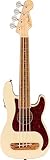 Fender Fullerton Precision Bass® Uke, Walnut Fingerboard, Tortoiseshell Pickguard, Olympic White