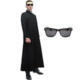 Adults The One Fancy Dress Costume - Sci Fi Hero Costume Perfect For Halloween - Long Jacket And Sunglasses - Standard
