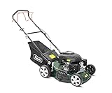 Webb WER460SP 18"/46cm Self Propelled Rotary Petrol Lawnmower, 141cc Engine, 7 Cutting Heights, 55L Collection Bag - 3 Year Guarantee