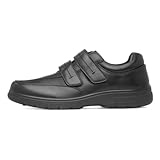 Hobos Hadley Mens Black Easy Fasten Shoe - Size 9 UK - Black