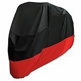 LUYAO Motorcycle Cover For Honda Goldwing 1100 1200 1500 1800 XXXL Outdoor Black+Red