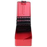 Iron Drill Bit Storage Case with Scale Marked Empty Drill Bit Box Easy Carry Metal Drill Bit Index Box Twist Drill Bit Hold