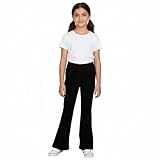A2Z 4 Kids Girls Denim Jeans Comfort Stretchy Jeggings Bell Bottom Ripped - Jeans JN37 Jet Black 9-10