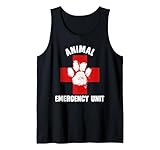 Animal Rights ANIMAL EMERGENCY UNIT Funny Animal Welfare Tank Top