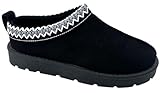 sole london Women's Slip On Warm Faux Fur Lined Ladies In Out Door Slippers Shoe Boots
