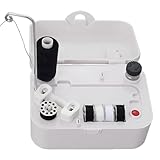 Electric Bobbin Winder for Sewing Machines, Automatic Bobbin Winder with Handle USB/Battery Powered, Portable Household Electric Winding Machine for Sewing Crafts Project