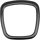 NOVSKI Car Steering Wheel Trim Fit For Audi A4 B6 B7 B8 A6 C6 A5 Q7 Q5 A3 8P S3 8v,Steering Wheel Protector Cover Trim Stickers Replacement Cover Car Styling Accessories.,A-Black